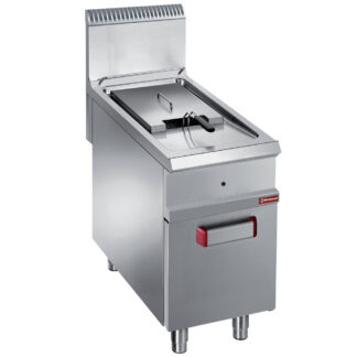 Gas fryer 1 tank 18 liters (18 kW) on closed cupboard