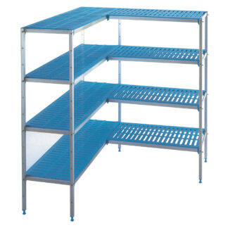 Aluminium shelves kit in "L" 4 levels (GN 2/3) for C4.3A/PM