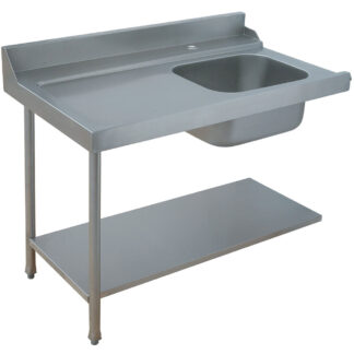 Left pre-wash entry table