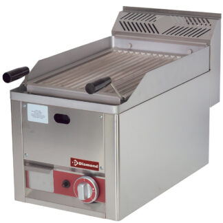 Lava stone grill on gas -Top-