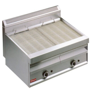 Gas steam-grill with grill in "O"-form -Top-