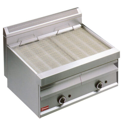 Gas steam-grill with grill in "O"-form -Top-