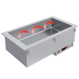 Element bain-marie 4 GN 1/1 - dried up - ventilated