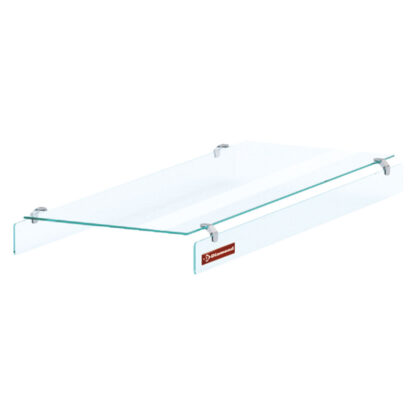Central "right" glass border on 90° on each side, 3x GN 1/1