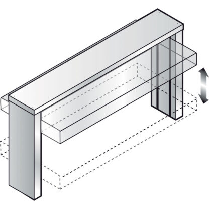 Superstructure with dome, automatic rise