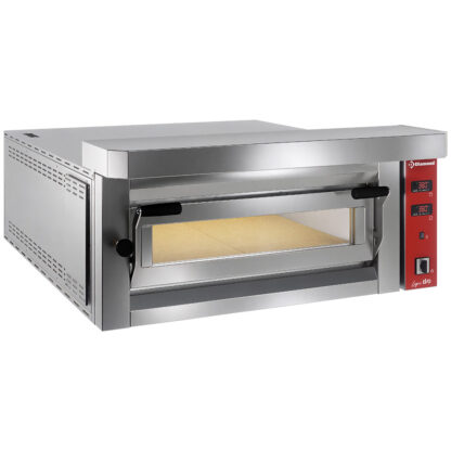Electric pizza oven, 6 pizzas 350mm - FULL refractory stone