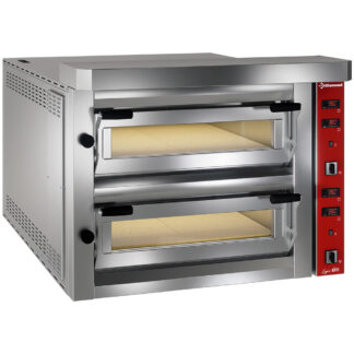 Electric pizza oven, 2x 6 pizzas