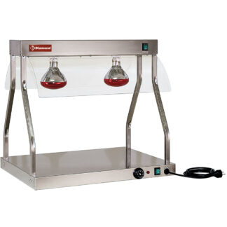 Heating bridge and top, infrared lights (2x 250 W)