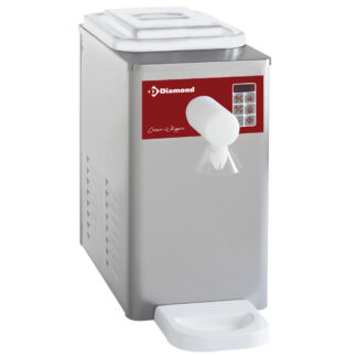 Refrigerated cream whipper in stainless steel, tank 5 L (300 L/h)