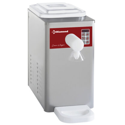 Refrigerated cream whipper in stainless steel, tank 5 L (300 L/h)
