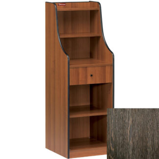 Furniture service, 1 drawer, 1 shelf, "WengÃ©"