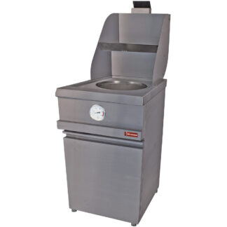 Gas fryer HEAVY DUTY, 1 round basin, mechanic