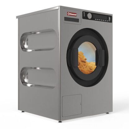 Washing machine with spin-dryer 8 kg "inox-titanium", with drain pump