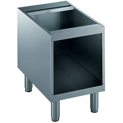 Open base, 400 mm, stainless steel AISI 304