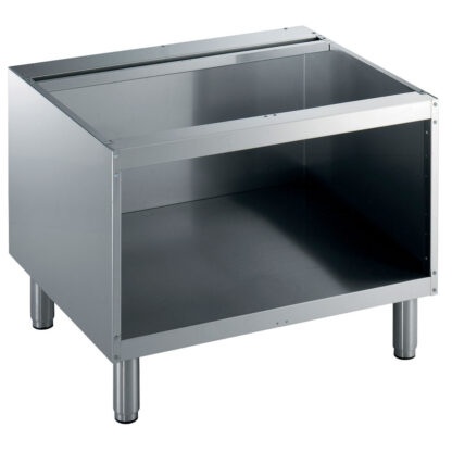 Open base, 800 mm, stainless steel AISI 304