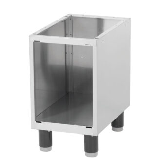 Piece of furniture "support" in stainless 330 mm (without doors)