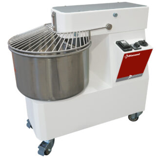 Spiral kneader 53 liters, 2 speeds, timer, on wheels
