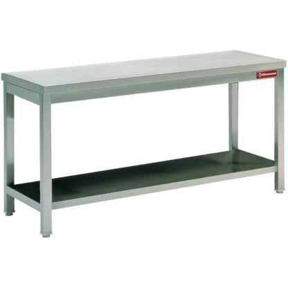 Work table with  undershelf