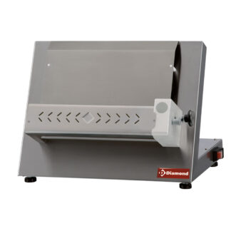 Pizza roller Ã˜ 420 mm, 1 roller "Linear", in stainless steel