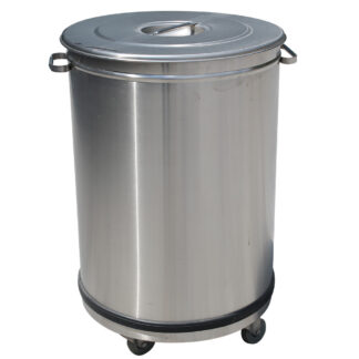 Dustbin with lid on wheels - 95 liters