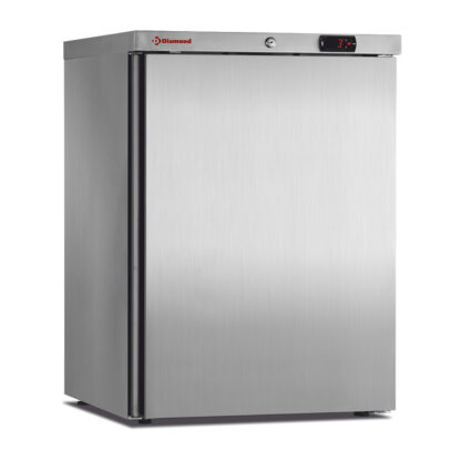 Ventilated refrigerator, 150 liters. stainless steel