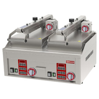 Smooth, chrome Clam Grill, 4x 230/1V