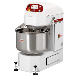 Automatic kneading machines with spiral, 2 speeds, 2 timers, 40 Kg