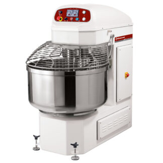 Automatic kneading machines spiral, 2 speeds, 2 timers, 2 motors, 130 Kg