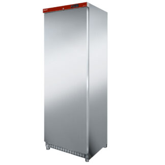 Ventilated refrigerator, 400 liters. stainless steel