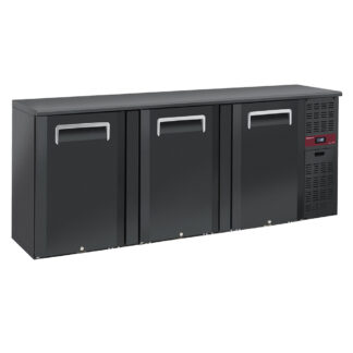 Bottle cooler 3 doors, 500 liters, adjustable feet