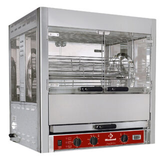Rotating rotisserie, 25 chickens