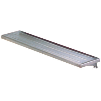 Tray sliding top, tilting downwardsle