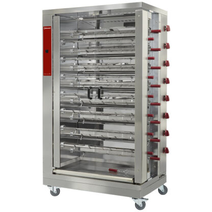 Chicken gas roaster, 15 spits (90 chickens)