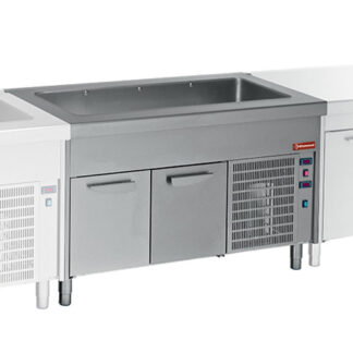 Cooled tank on refrigerated cupboard 4x GN 1/1