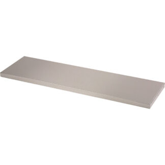 Upper or middle shelf superstructure, made of stainless steel