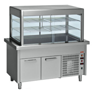 Display and top refrigerated on refrigerated cupboard 4x GN 1/1