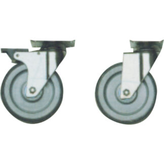 Set 4 wheels, 2 with brake