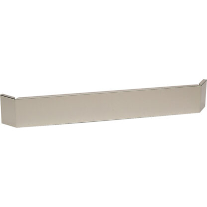 Frontal plinth in stainless steel external angle