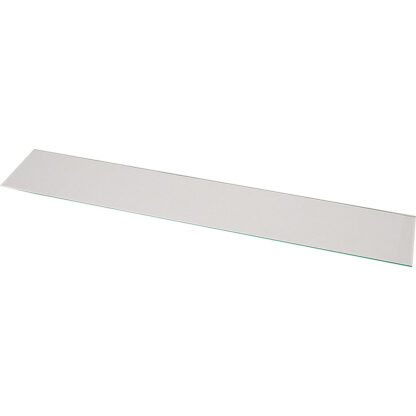 Frontal window pane sneeze guard, in tempered glass