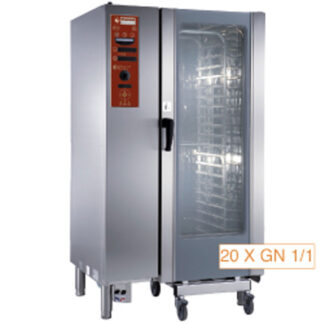 Electric oven boiler steam and convection 20xGN1/1+ Cleaning