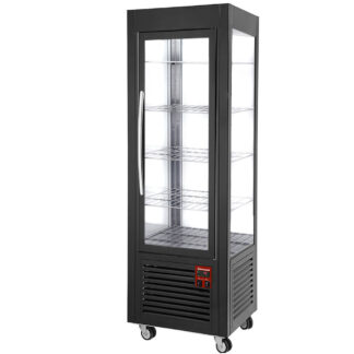 Panoramic display, 5 shelves, 360 LT, Black