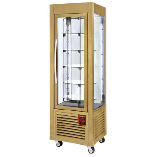 Panoramic display, 5 rotating plates, 360 LT, Gold