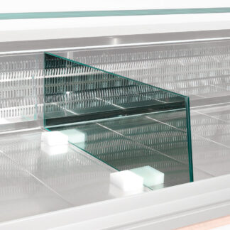 Seperation display in glass (L.860mm)
