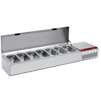 Refrigerated structure GN 7x1/3, with lid