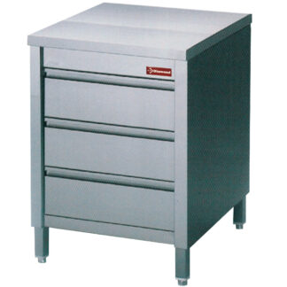 Table on cupboard with 3 drawers GN1/1