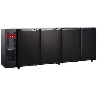 Back Bar Cooler 4 doors, 783 liters+Drawers kit (1/2 + 1/2) x TAV...