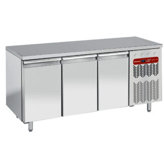 Ventilated freezing table, 3 doors GN 1/1