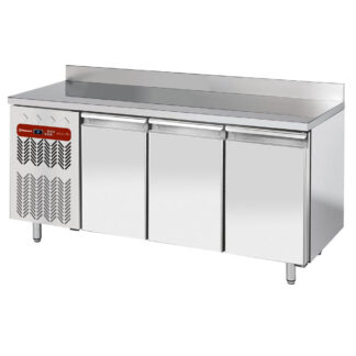 Ventilated "wall" cooling table, 3 doors GN 1/1, 405 Lit. group on the left