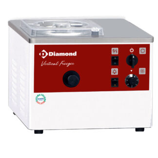 Vertical ice-cream turbine, table top, 5 L/h, air condenser