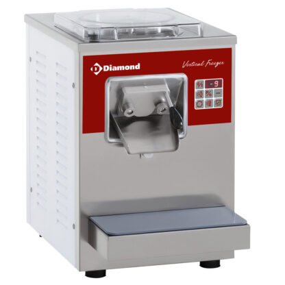Automatic vertical ice-cream turbine, table top, 9 L/h, evaporative condenser